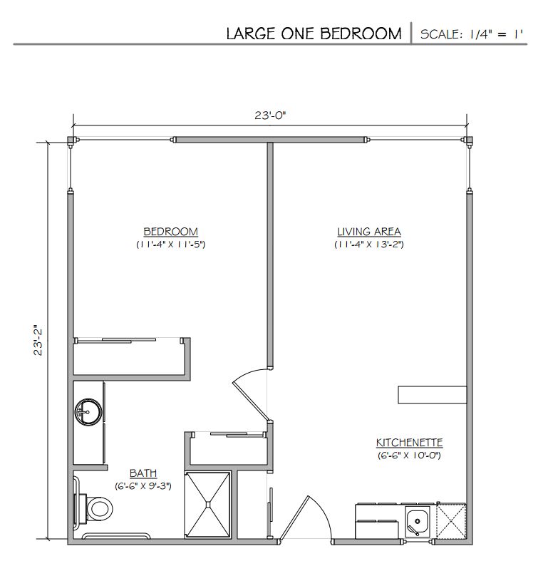 Large One Bedroom