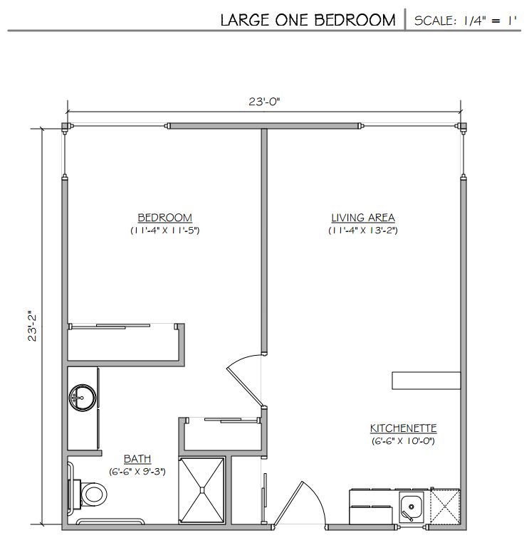 Large One Bedroom